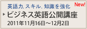 ビジネス英語公開セミナー